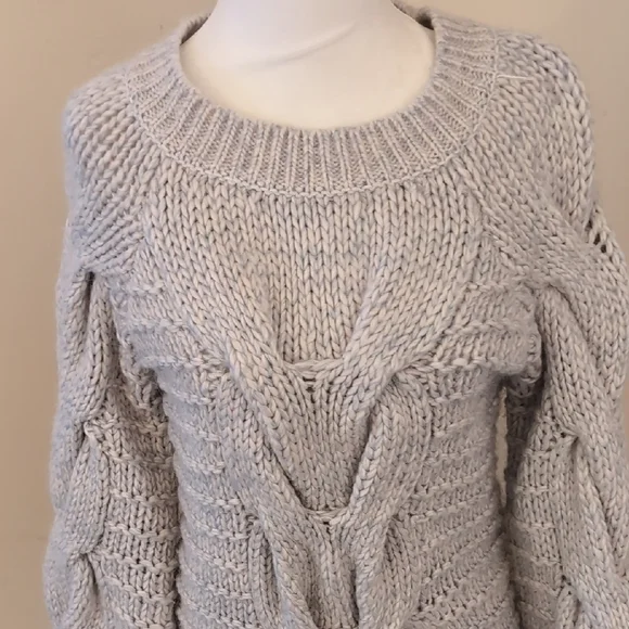 Cozy Knit Sweater in Gray - Picture 2 of 6